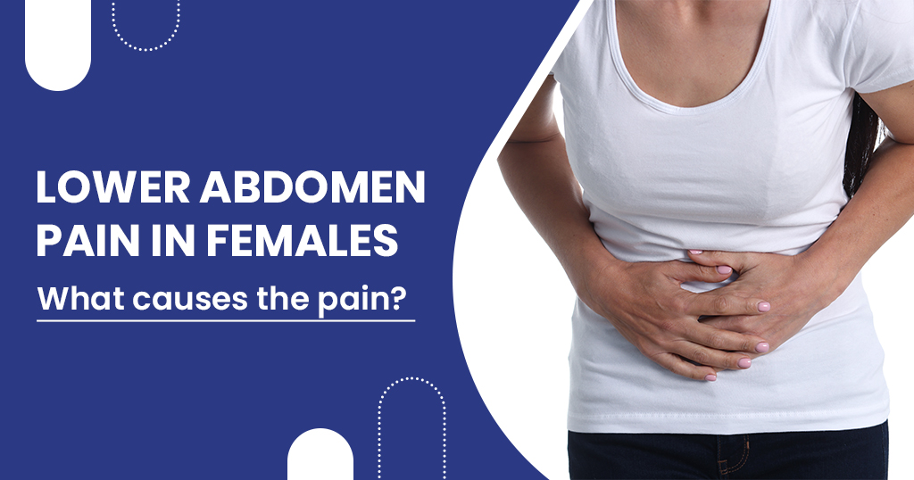 lower abdominal pain in females
