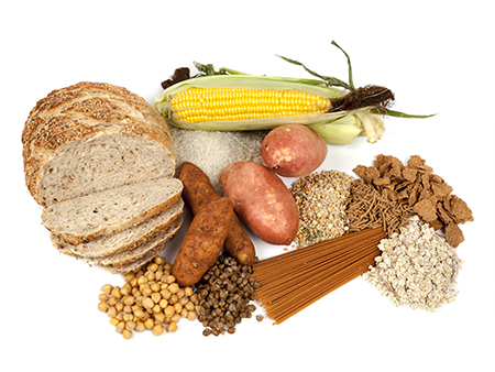 Starch associated foods