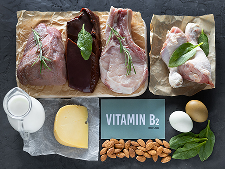 Foods rich in Vitamin B2 