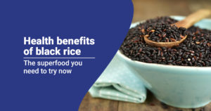 Health benefits of black rice