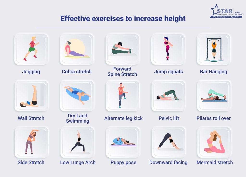 Effective exercises to increase height