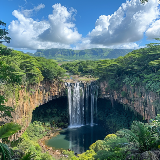 Chamarel waterfalls